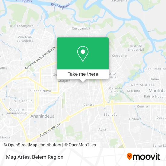 Mag Artes map