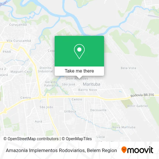 Amazonia Implementos Rodoviarios map