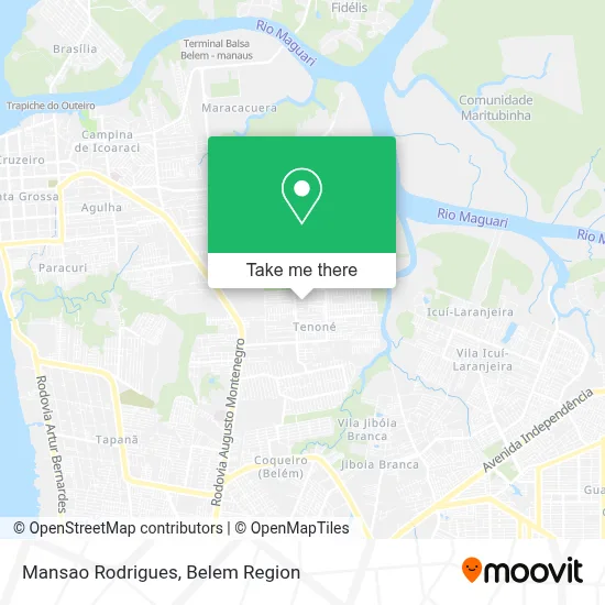Mansao Rodrigues map