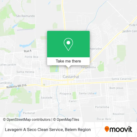 Lavagem A Seco Clean Service map