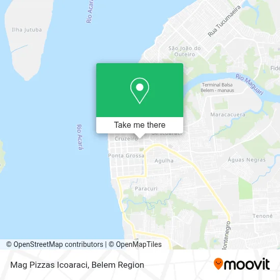 Mag Pizzas Icoaraci map