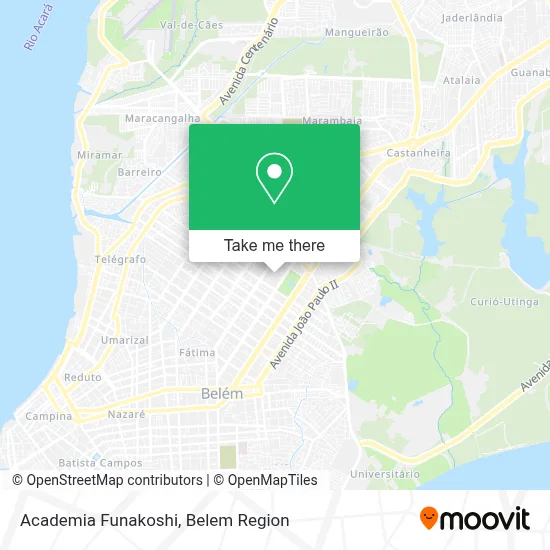 Academia Funakoshi map