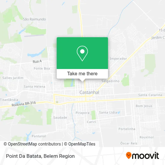 Point Da Batata map