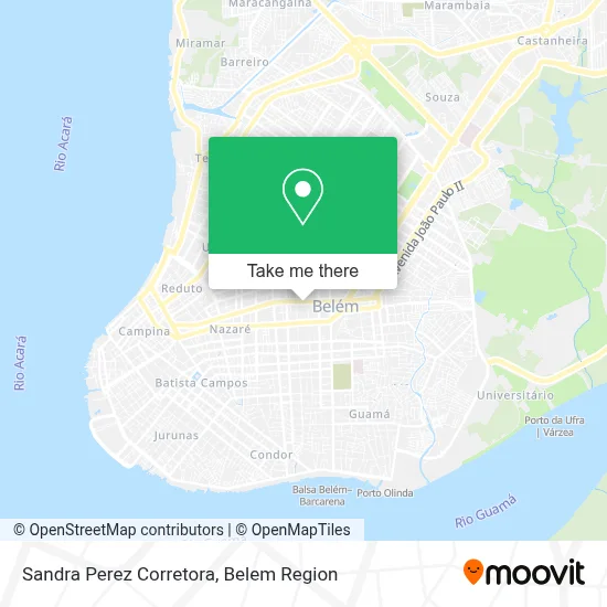 Sandra Perez Corretora map