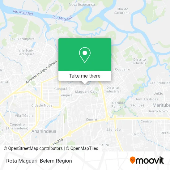Rota Maguari map