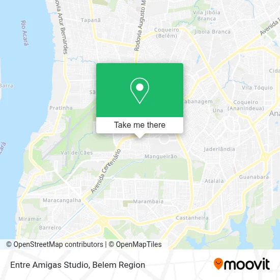 Entre Amigas Studio map