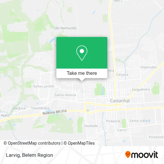 Larvig map