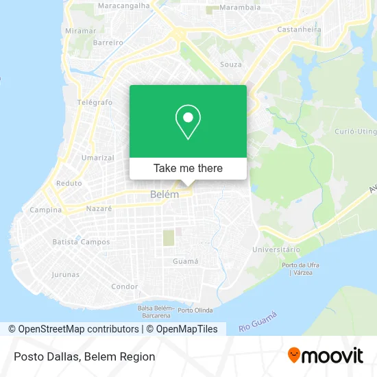 Posto Dallas map