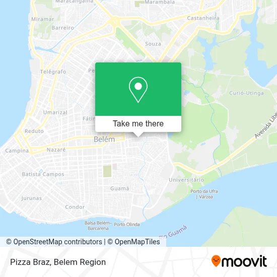 Pizza Braz map