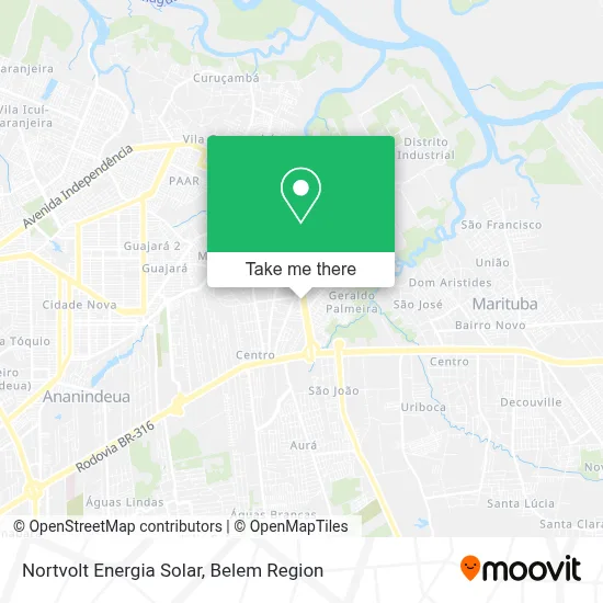 Nortvolt Energia Solar map