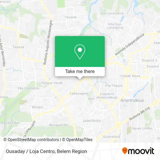 Ousaday / Loja Centro map