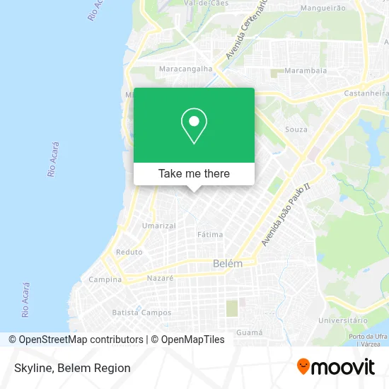 Skyline map