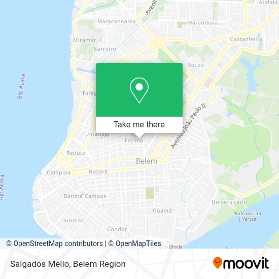 Salgados Mello map