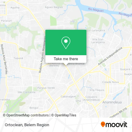 Ortoclean map