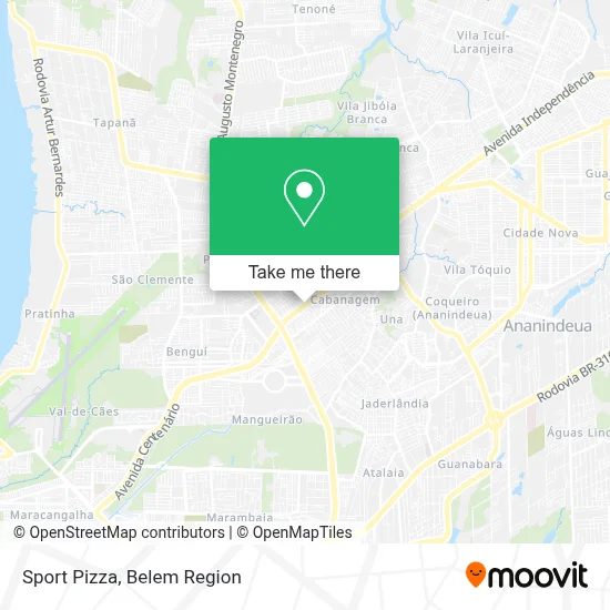 Sport Pizza map