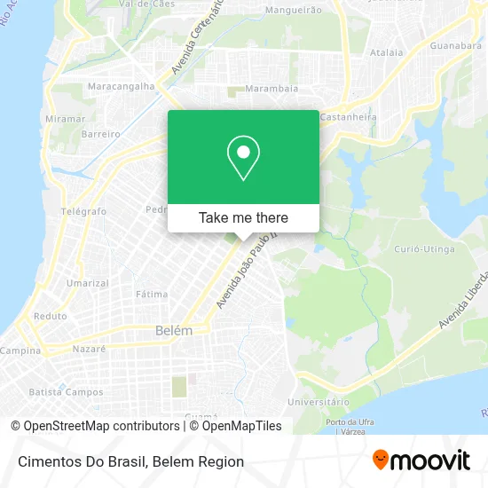 Cimentos Do Brasil map