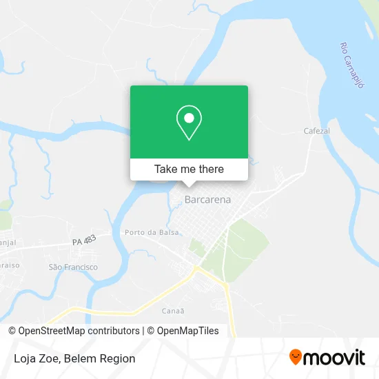 Loja Zoe map