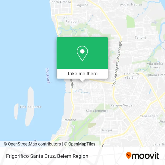 Frigorifico Santa Cruz map