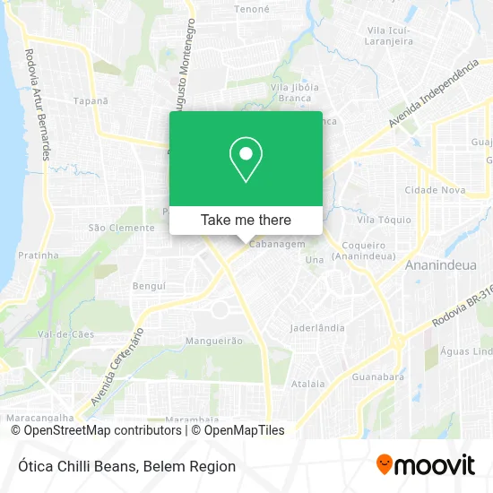 Ótica Chilli Beans map