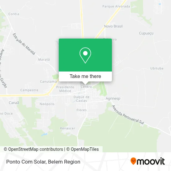 Ponto Com Solar map