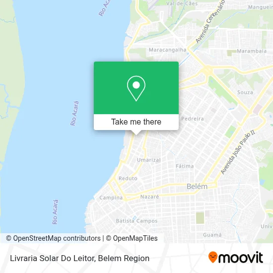 Livraria Solar Do Leitor map