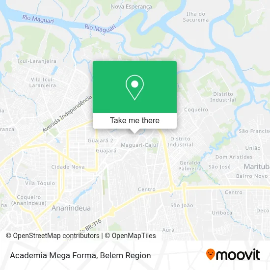 Academia Mega Forma map