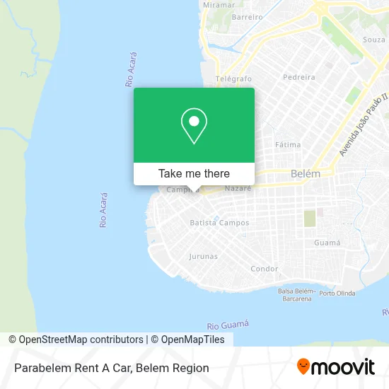 Parabelem Rent A Car map