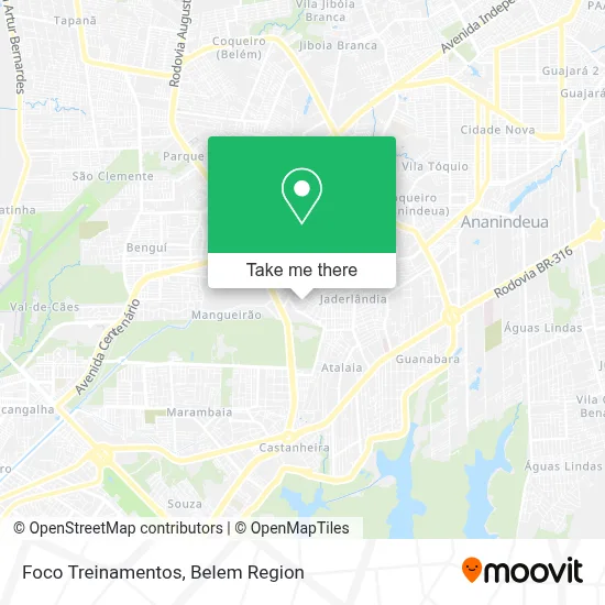 Foco Treinamentos map