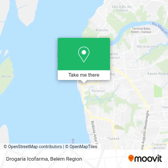Drogaria Icofarma map