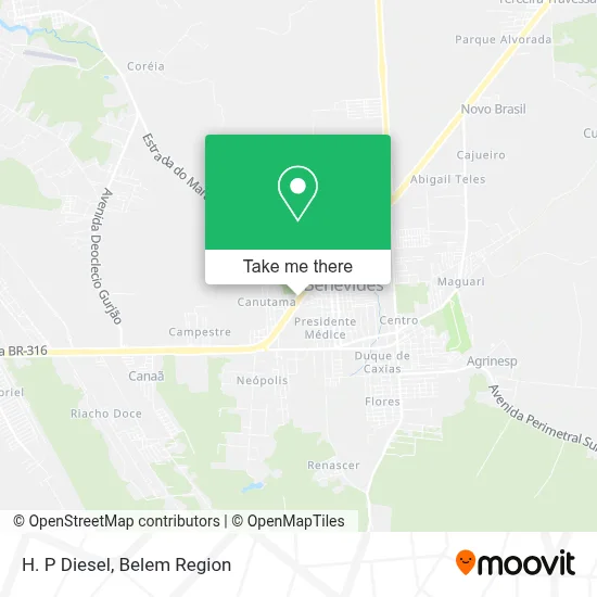 H. P Diesel map