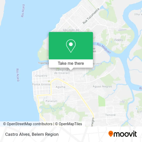 Castro Alves map