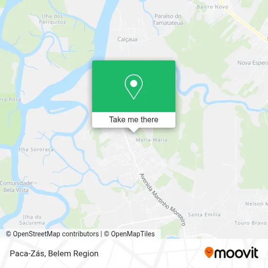 Paca-Zás map