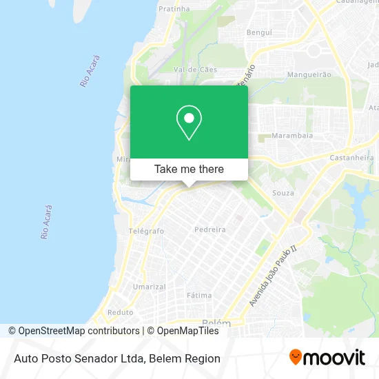 Auto Posto Senador Ltda map