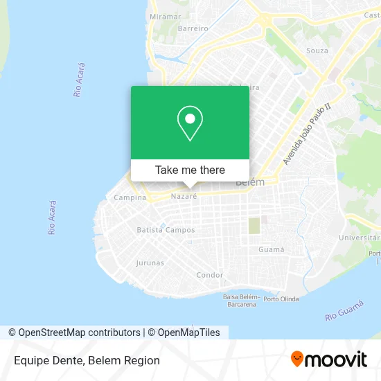 Equipe Dente map