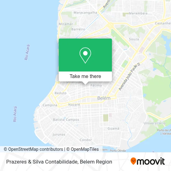 Prazeres & Silva Contabilidade map