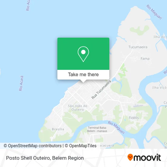 Posto Shell Outeiro map
