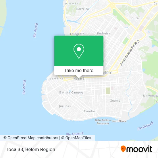 Toca 33 map