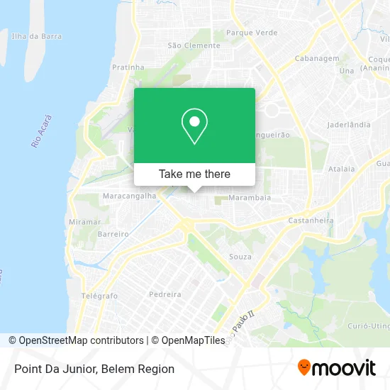Point Da Junior map