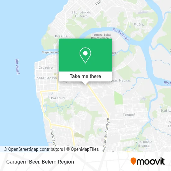 Garagem Beer map