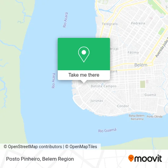 Posto Pinheiro map