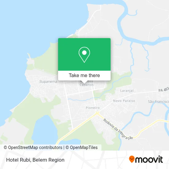 Hotel Rubi map