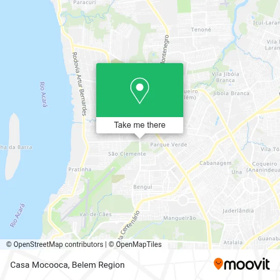 Casa Mocooca map