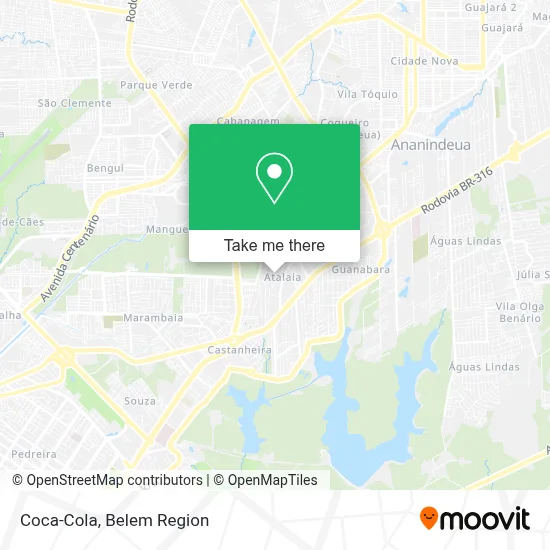 Coca-Cola map