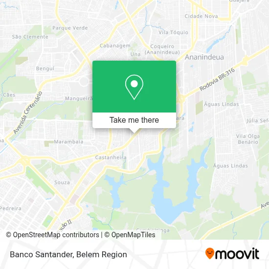 Banco Santander map