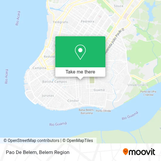 Pao De Belem map