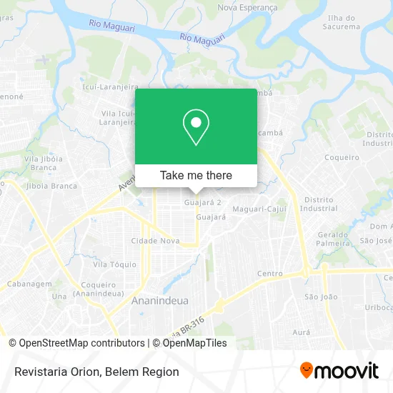 Revistaria Orion map