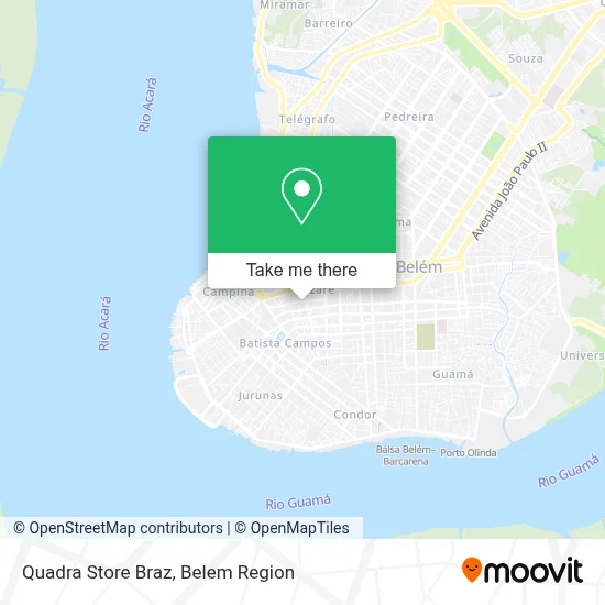 Quadra Store Braz map