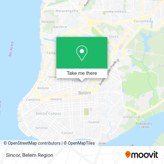 Sincor map