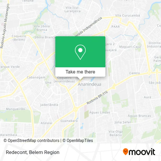 Redecont map