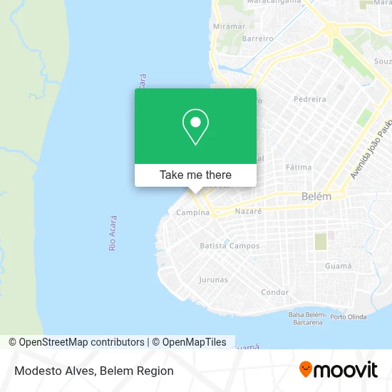 Modesto Alves map